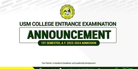 USMCEE Schedule of Examinations.